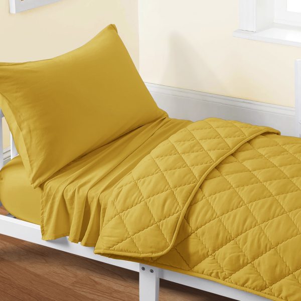 Flxxie-Microfiber-Toddler-Bedding-Set-Soft-Easy-Care-Crib-Sheet-Includes-Quilted-Comforter-Flat-Top-Sheet-Fitted-Envelope-Pillow-Case-Boys-Girls-Yell_825bc96b-2f71-480d-918c-558897f21f35.d03228f7a51579c5425163ed58a68c4e.jpg