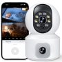 GPED Indoor Pan/Tilt Smart Security Camera, 2K HD Dog-Camera, Super IR Night Vision, Motion Detection for Baby and Pet Monitor, Cloud & SD Card Storage, Supported 5G & 2.4GHz - Image 1