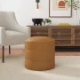 Storage Round Ottoman - HomePop - Image 1