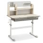 Height Adjustable Kids Study Desk with Tilt Desktop for 3-12 Years Old - Image 1