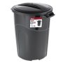 (2 pack) Hyper Tough 32 Gallon Heavy Duty Injection Molded Trash Can with Click Lock Lid - Image 1