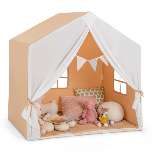 Kids_Play_Tent_Toddler_Playhouse_Castle_with_Washable_Mat_Brown-3.jpg