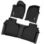 RVNI Floor Mats compatible with 2019-2023 2024 Chevy Silverado 1500 2019-2023 GMC Sierra 1500 all weather - Image 1