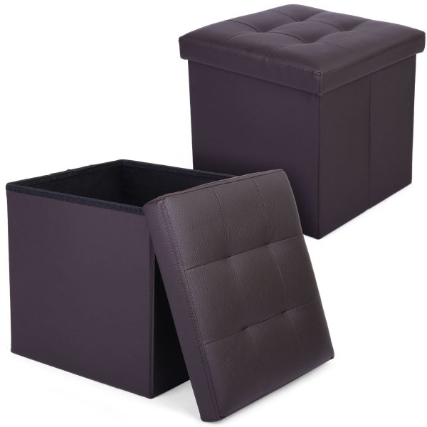 LotFancy-2Pcs-PU-Folding-Storage-Ottoman-Footrest-Stool-13x12x12-in-Dark-Brown_6a83fff5-77ff-43b5-9a09-9c9ef458cebb.f46d321d028110bdc09cf54abb8c082e.jpg