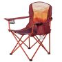 Ozark Trail Oversized Camp Chair with Cooler, Gradient Design, Pink and Blue, Adult - Image 1