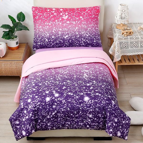 PERFEMET-4-Pcs-Toddler-Bedding-Set-Sheets-Set-Gradient-Pink-Purple-Star-Toddler-Comforter-Colorful-Rainbow-Reversible-Design-Toddler-Bedding-Ultra-Co_6c5737dc-0ddc-4821-bab6-b325e965b472.b7b996af5c07391c72b9e650fccd06d8.jpg