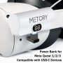 Power Bank Battery Pack Compatible with Oculus/Meta Quest 1/2/3, 5000mAh Fast Charging and Lightweight Extended Battery for Extra 2.5 Hours Playtime (With 90 Degree Adapter) - Image 1