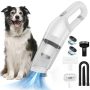 Prociv 5-in-1 Handheld Pet Hair Vacuum & Grooming Brush, Low Noise Pet Vacuum for Shedding Grooming with Slicker Brush, Wireless Pet Vacuum Cleaner for Cats Dogs Hair - Image 1