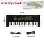 37 Keys Kids Electronic Piano Organ keyboard with Microphone Education Toys Musical Instrument Children Boy Girl Gifts - Image 1