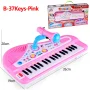 37 Keys Kids Electronic Piano Organ keyboard with Microphone Education Toys Musical Instrument Children Boy Girl Gifts - Image 1