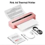 Inkless Printer M832 Portable Printer Wireless Bluetooth Thermal Printer Support Letter A4 5-Size Thermal Paper Mobile Printer - Image 1