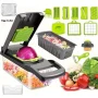 12 in 1 Multifunctional Vegetable Cutter Food Chopper Potato Slicer Carrot Grater Onion Shredder Salad Cutter Kitchen Gadgets - Image 1