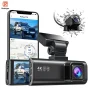 REDTIGER Dash Camera Front and Rear 4k Dash Cam  Drive Recorder for WiFi GPS Car Dvr for 24H Parking Mode Black Box for Car - Image 1
