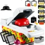 12 in 1 Multifunctional Vegetable Cutter Food Chopper Potato Slicer Carrot Grater Onion Shredder Salad Cutter Kitchen Gadgets - Image 1