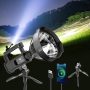Tenozek Rechargeable Flashlights High Lumens, 100000 Lumens Super Bright Spotlight Waterproof LED Handheld Flash Light for Camping, Fishing, Hunting, Emergencies - Image 1