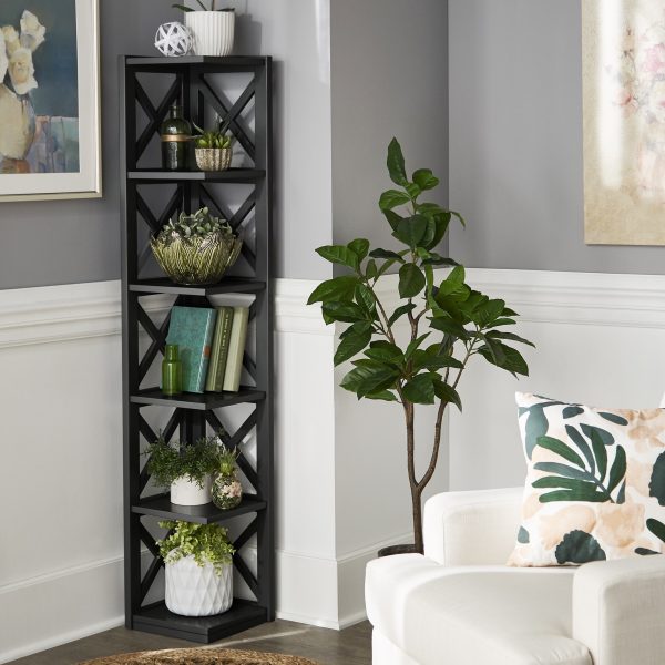 Weston-Home-Rebecca-X-Frame-5-Shelf-Wood-Corner-Bookcase-Black_a015c4fb-21d5-43c1-bde3-0039af4bb43f.b44b76ec0d5c0324f60bca08b885a261.jpg