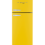 Unique Appliances - 21 in. Wide Classic Retro 7.5cu.ft Compact Top Freezer Refrigerator - Canary Yellow - Image 1