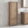 Aberdeen 21 in. W x 14 in. D x 60 in. H White Freestanding Linen Cabinet - Image 1