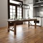 Hercules Series 9 ft. x 40 in. Rustic Solid Pine Folding Dining Table, Rectangular Farmhouse Dining and Event Table - Image 1