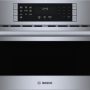 Bosch - 800 Series 1.6 Cu. Ft. Convection Built-In Microwave with Sensor Cooking - Stainless Steel - Image 1
