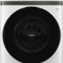 GE Profile - UltraFast 4.6 Cu. Ft. High-Efficiency Smart Front Load Washer and Electric Dryer Combo with Steam and Ventless Heat Pump - White - Image 1