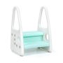 Kids Step Stool Learning Helper with Armrest for Kitchen Toilet Potty Training - Image 1