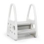 Kids Step Stool Learning Helper with Armrest for Kitchen Toilet Potty Training - Image 1