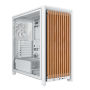 CORSAIR - FRAME 4000D WOOD RS Modular High Airflow Mid-Tower PC Case - White & Oak - Image 1