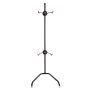 Black 2-Bike Floor Stand Garage Bike Rack - Image 1