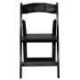 Natural Wood Folding Chair (2-Pack) - Image 1