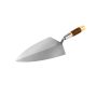 11 in. x 5-5/8 in. Philadelphia Pro Carbon Steel Brick Masonry Trowel - Leather Handle - Image 1