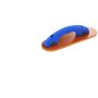 12 in. x 3-1/2 in. Round End Laminated Canvas-Resin Float with Comfort Grip Handle - Image 1