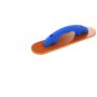 14 in. x 3-1/2 in. Round End Laminated Canvas-Resin Float with Comfort Grip Handle - Image 1