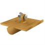 6 in. x 4-1/2 in. with Bit Size of 1 in x 1/2 in. Bronze Walking Groover - Image 1