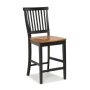 24 in. Black Bar Stool - Image 1