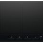Fisher & Paykel - 24" Built-in Electric Cooktop, 4 Zones with SmartZone - Black - Image 1
