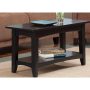 Shaker Cottage 36 in. Bench with Shelf, Charcoal Gray Finish Entryway Storage Bench, Ideal for Living Room or Hallway - Image 1