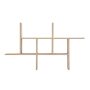 Cantilever Weathered Oak MDF Floating Wall Shelf - Image 1