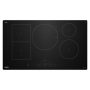 Whirlpool - 36 in. Wide 5 element Electric Induction Cooktop with Temp Cook Technology and WipeClean Coating - Black - Image 1