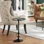 Bellkirk Round Dark Bronze Metal Accent Table (14.5 in. W x 22.25 in. H) - Image 1