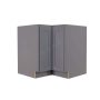 Lancaster Gray Plywood Shaker Stock Assembled Base Lazy Susan Kitchen Cabinet 36 in. W x 34.5 in. H x 24 in. D - Image 1