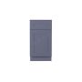 Lancaster Gray Plywood Shaker Stock Assembled Base Wasket Kitchen Cabinet 18 in. W x 34.5 in. H x 24 in. D - Image 1