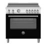 Bertazzoni - 36" Master Series range - Electric oven - 5 induction zones - Matte Black - Image 1