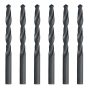 11/32 in. High Speed Steel Black Oxide General Purpose Split Point Twist Drill Bit (6-Pack) - Image 1