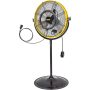 20 in. 3 Speeds Pedestal Fan in Yellow with IP44 Enclosed Motor, Detachable Mist Spray Kit, 180° Oscillating, Low Noise - Image 1