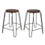 Ethan 24 in. Elm Stacking Stool (Set of 2) - Image 1