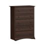 Sonoma 5-Drawer Black Chest - Image 1
