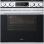 LG - 30-in Wide 5.8 Cu. Ft. Slide-In Gas True Convection Smart Range with 5 Burners, Air Fry and UltraHeat 20K Burner - Stainless Steel - Image 1