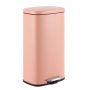 Curtis 8 Gal. Step-Open Trash Can with White - Image 1