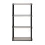 29.5 in. Pink/White Plastic 3-shelf Etagere Bookcase with Open Back - Image 1